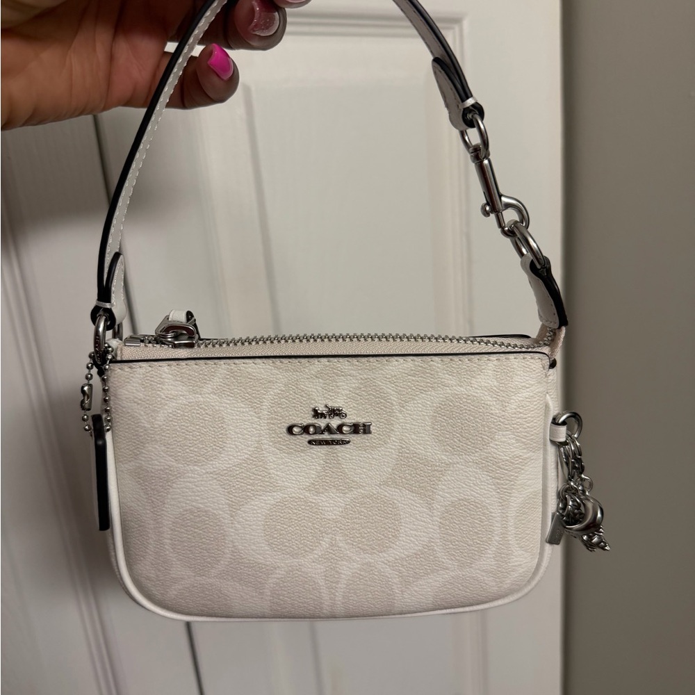 Coach White Mini Shoulder Bag